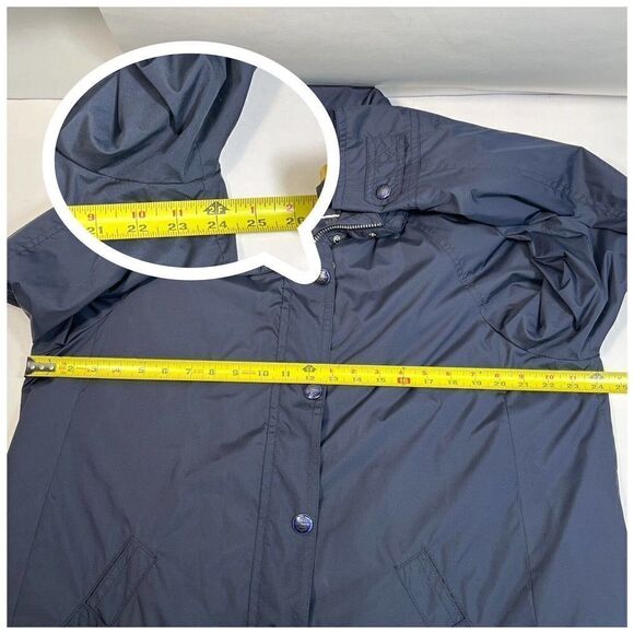Creenstone (14 XL US) Lightweight Jacket Size 42 Zip Away Hood Navy Blue Holland - Picture 13 of 16